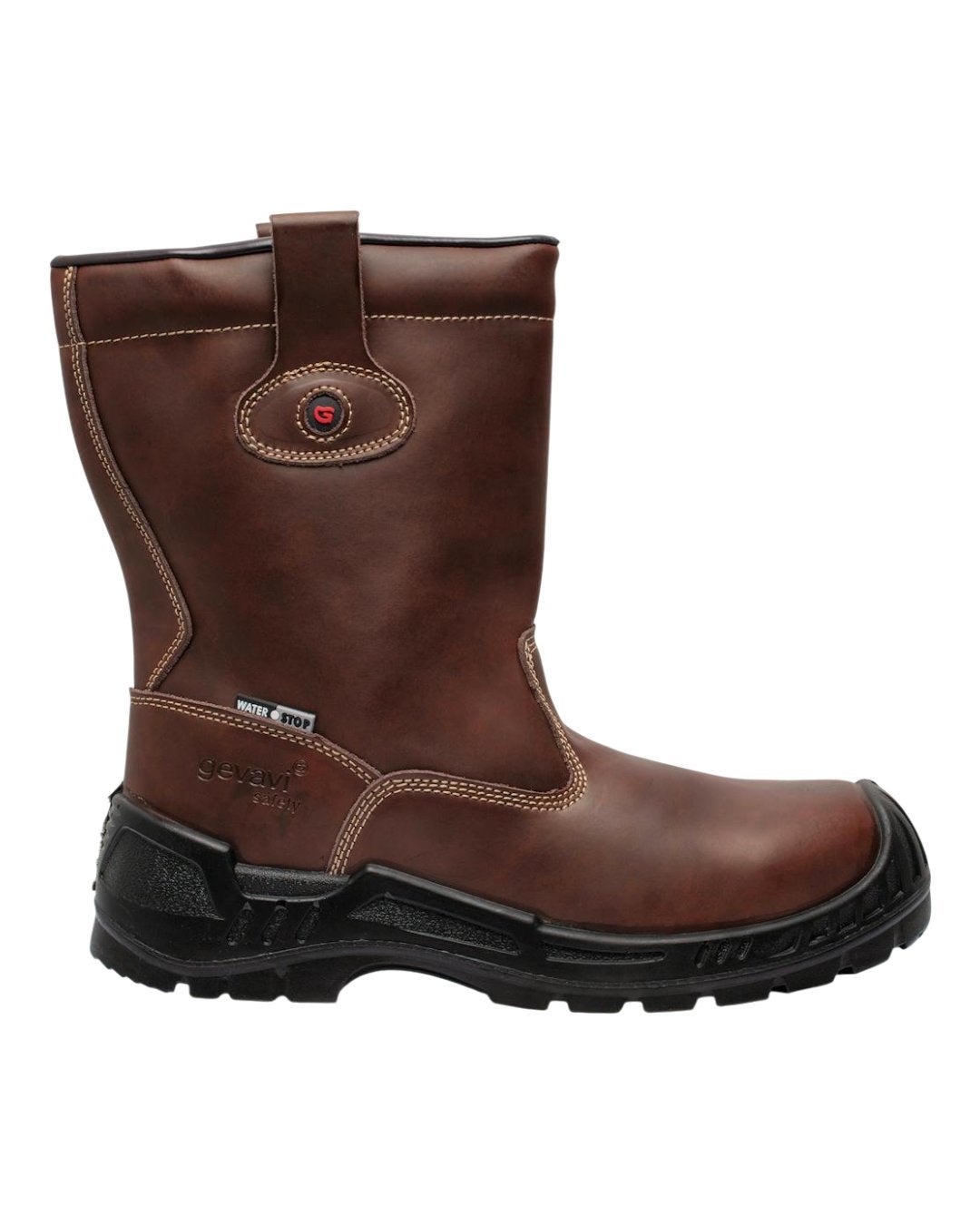 Gevavi Bari GS91 S3 Gevoerde Leren Werklaarzen Bruin, Tuin en Terras, Werkschoenendeal, Marktplaats@werkschoenendeal.nl, Dames
