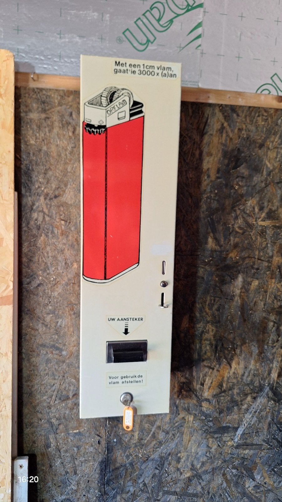Vintage aansteker automaat - Oriflam, Ophalen, Gebruikt