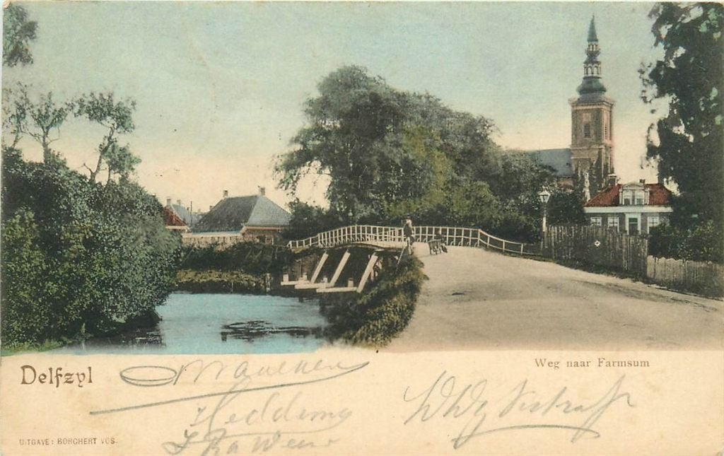701-278-039 Delfzijl Weg naar Farmsum, Verzenden, Voor 1920, Groningen