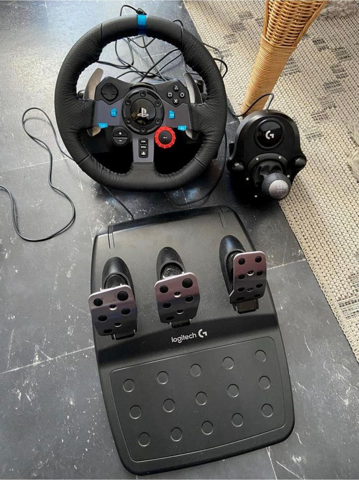Logitech G29 Stuur+Pedalen+Shifter, Verzenden, Zo goed als nieuw, PlayStation 1