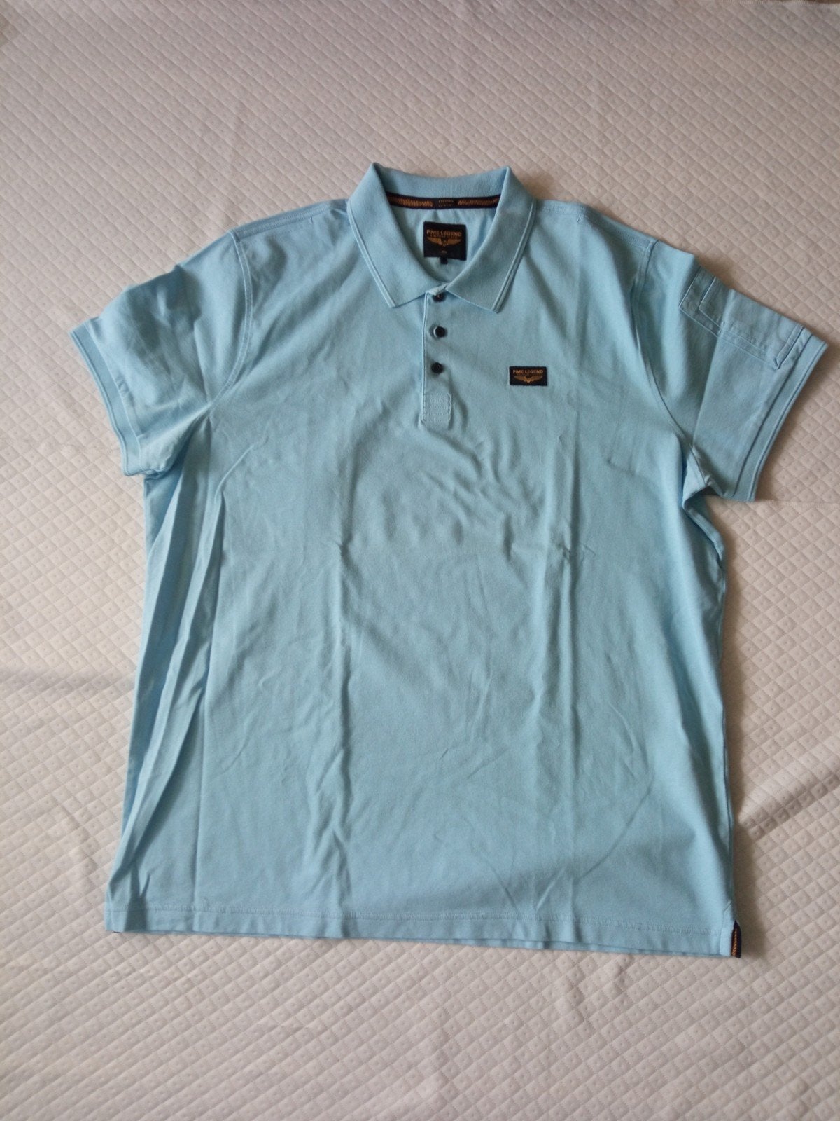 PME Legend Polo Shirt XxxL blauw  3XL Zomer 2026, Kleding | Heren, Polo's, Overige maten, Zo goed als nieuw, Pme Legend, Verzenden