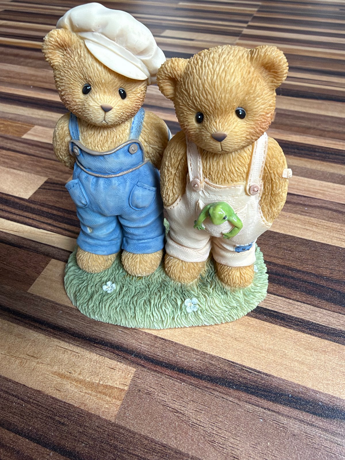 Cherished Teddies ‘ernest and bugsy’, Verzamelen, Ophalen of Verzenden, Zo goed als nieuw, Beeldje, Cherished Teddies