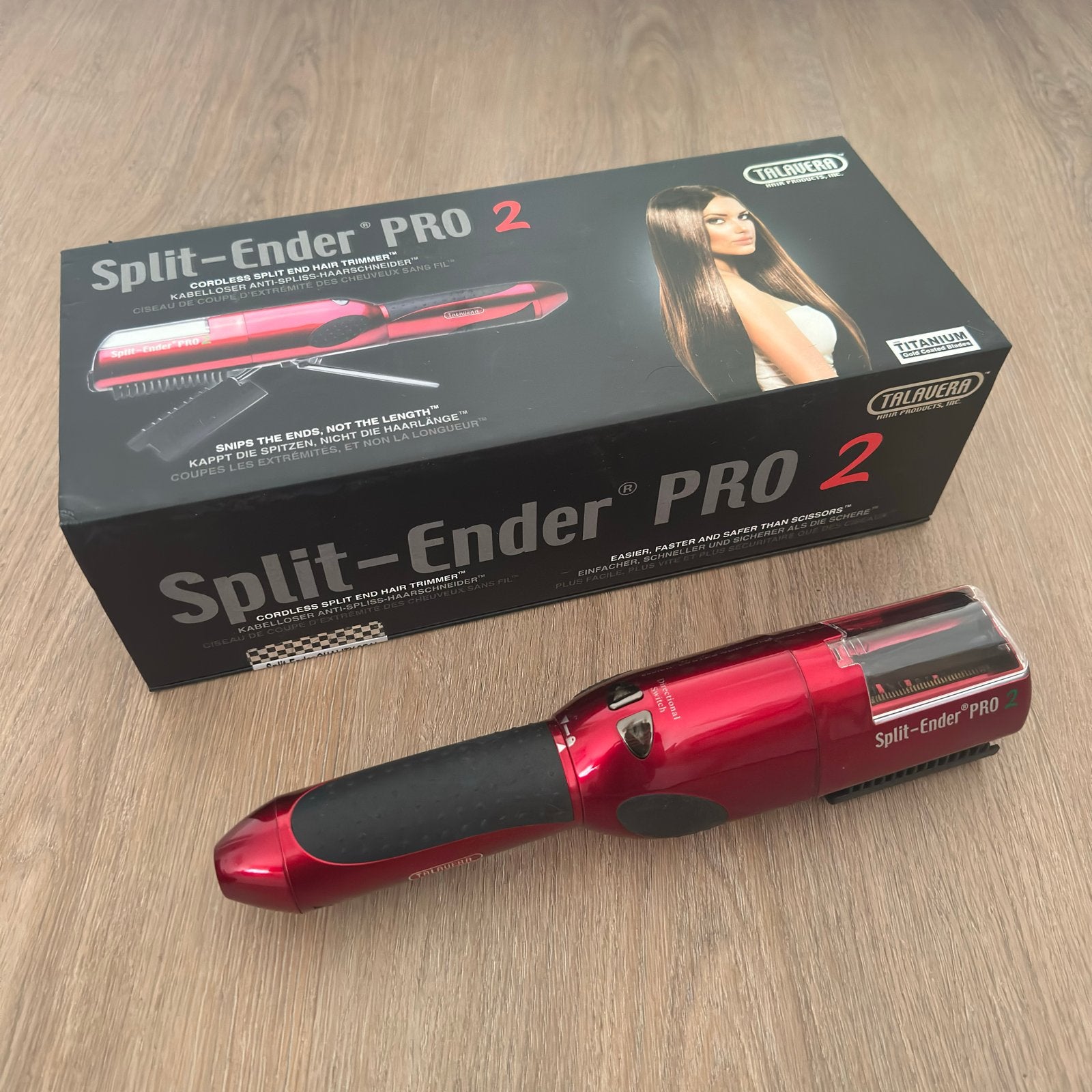 SPLIT-ENDER Pro 2: Gespleten Haarpunten Verwijderaar, Sieraden, Tassen en Uiterlijk, Ophalen of Verzenden, Gebruikt, Haarverzorger of -hersteller
