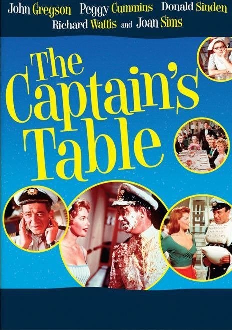 16mm speelfilm  --   The captain's table (1959), Ophalen of Verzenden, 16mm film