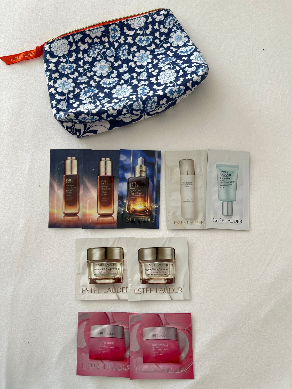 Estée Lauder make-up tasje met samples, Nieuw, Toebehoren, Verzenden, Blauw