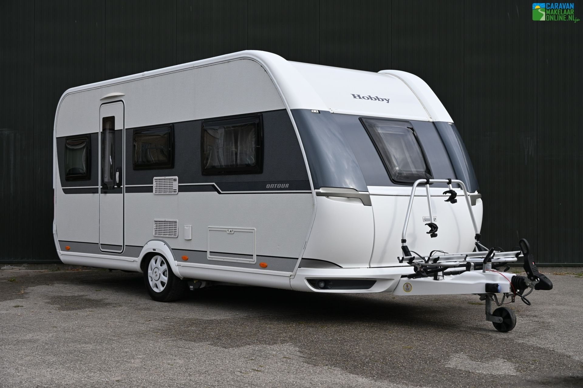 Hobby On tour 460 DL Enkbedden|Mover|Fietsdr|Voortent etc., Standaardzit, Kachel, Hobby, Bedrijf