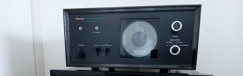 vintage tuner Sansui 777, Verzenden, Zo goed als nieuw, Analoog