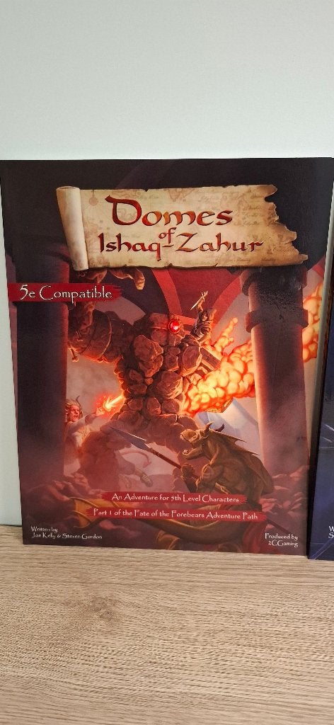 Domes of Ishaq-Zahur + City of Sands D&D 5e Adventure Books, Gebruikt, Onbekend, Overige soorten, Ophalen of Verzenden