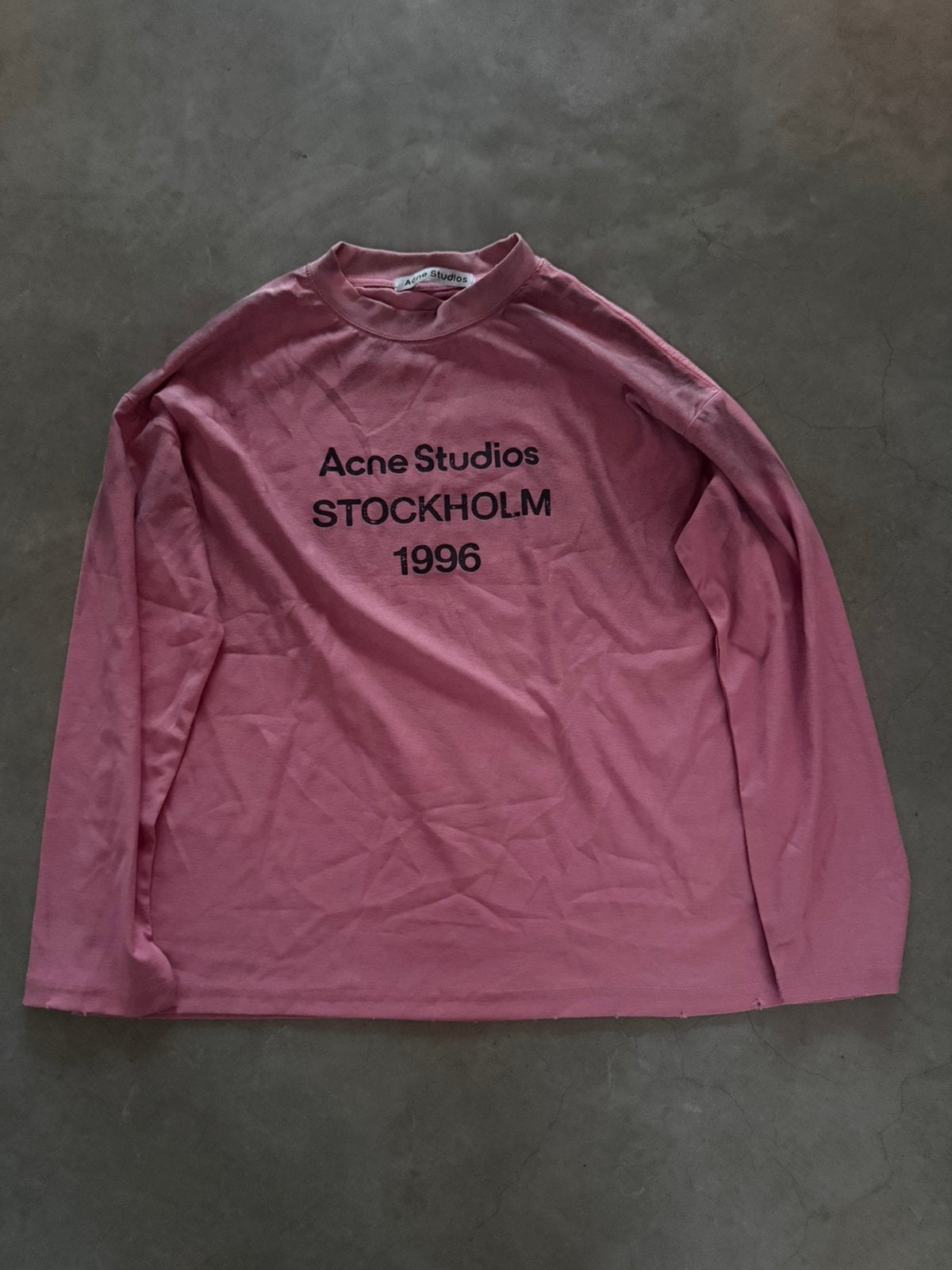 Acne studios longsleeve, Kleding | Dames, Sportkleding, Ophalen of Verzenden, Zo goed als nieuw, Maat 38/40 (M), Roze