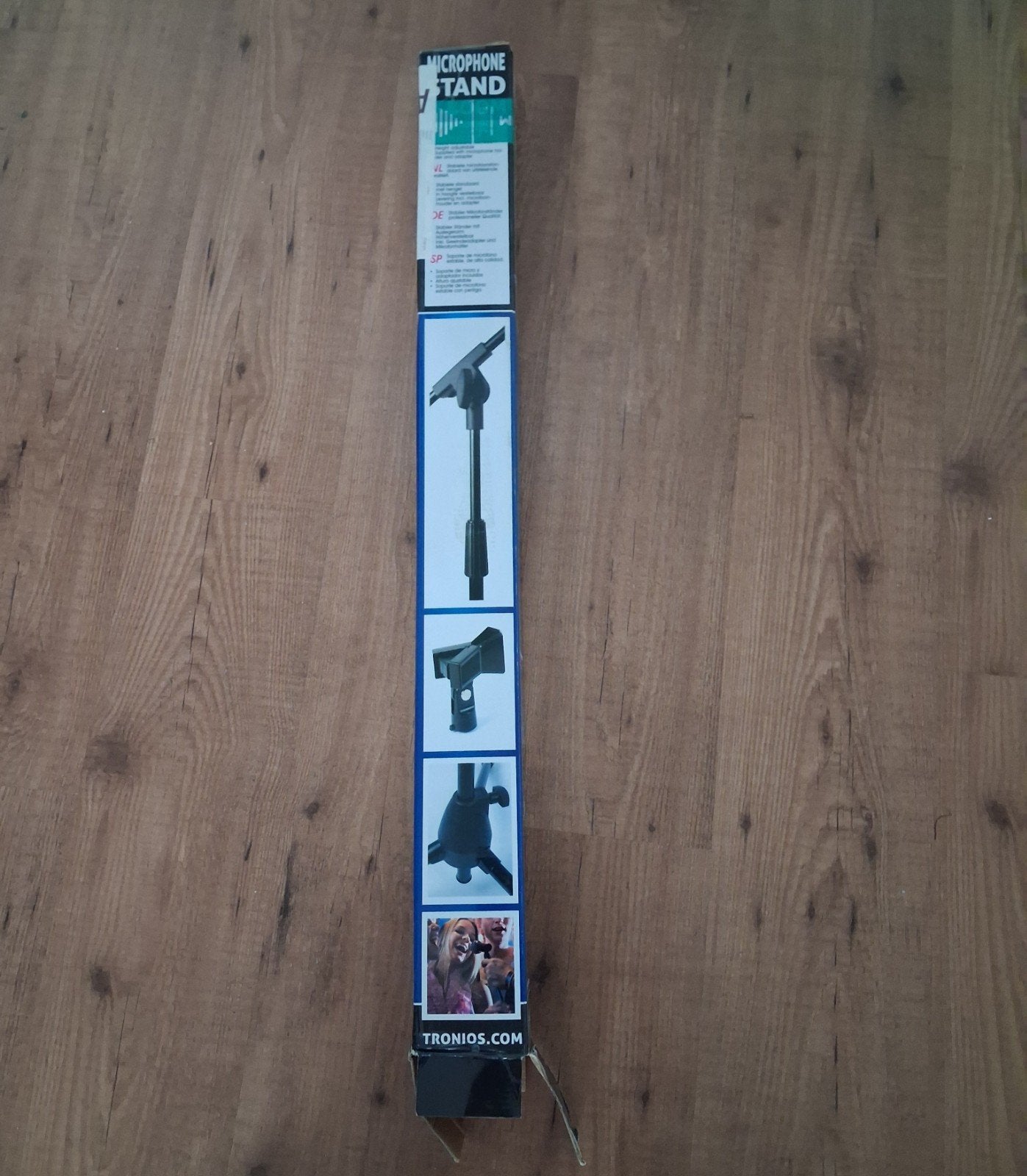 Vonyx MS20 Microfoonstandaard met Houder - Zwart, Ophalen, Nieuw, Overige typen