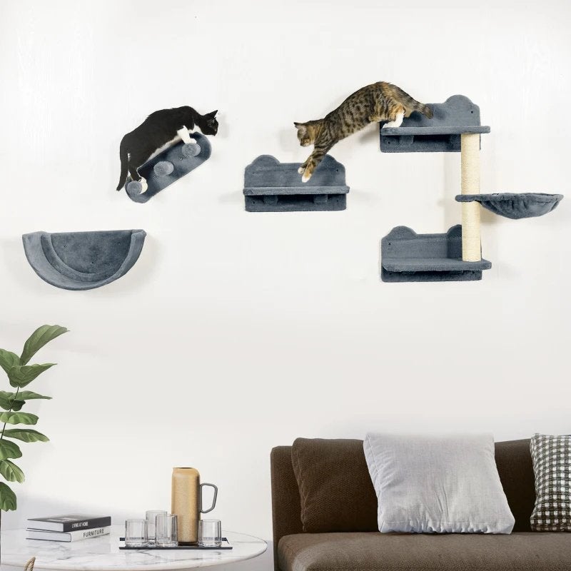 Klimwand-Set voor Katten, Hangmat, Krabplank Springplatforms, Ophalen of Verzenden, A, A, A