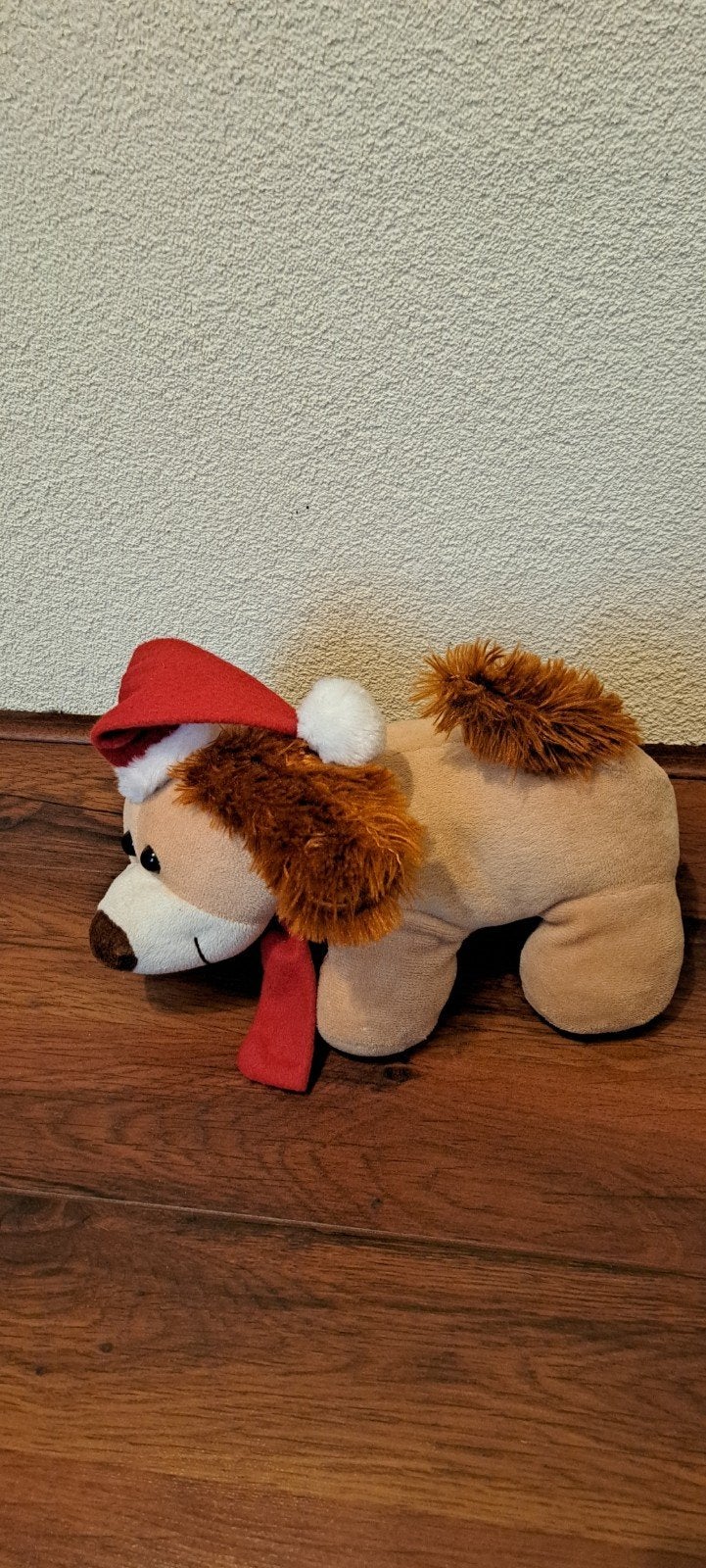 Kersthond liggend, met kerstmuziek. Hond is 27 cm.
Door op z, Ophalen of Verzenden, Gebruikt, Hond