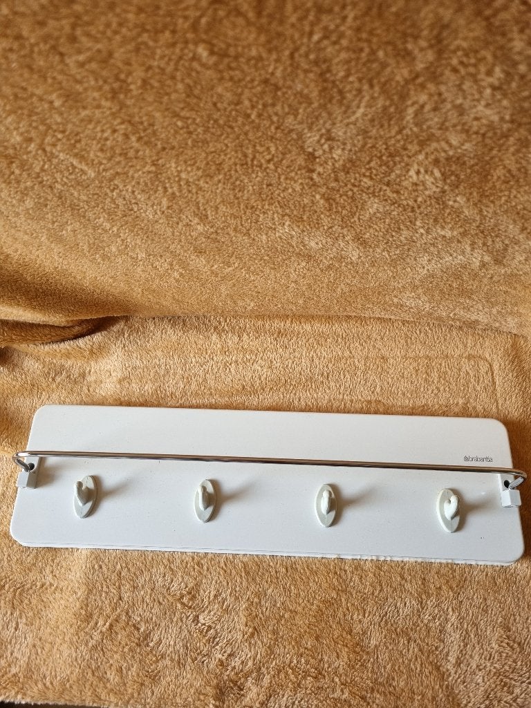 Brabantia handdoekenrek wit, Gebruikt, Ophalen of Verzenden, Metaal, Wit