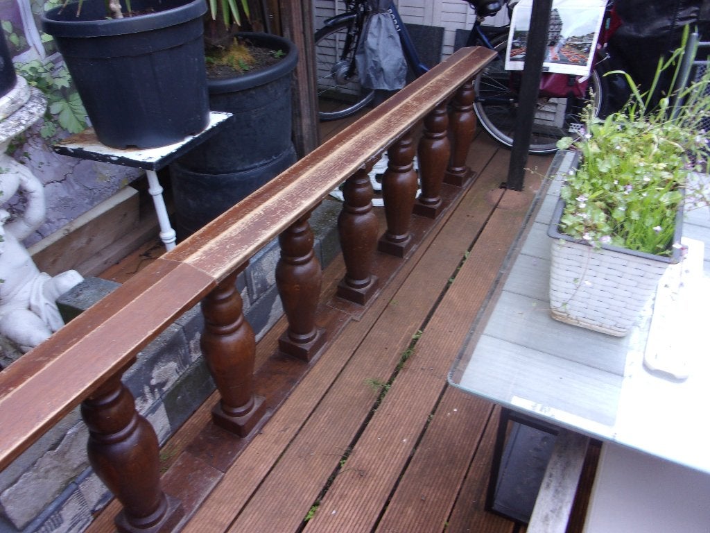 Houten Balustrade / Leuning - Klassieke Stijl, Ophalen