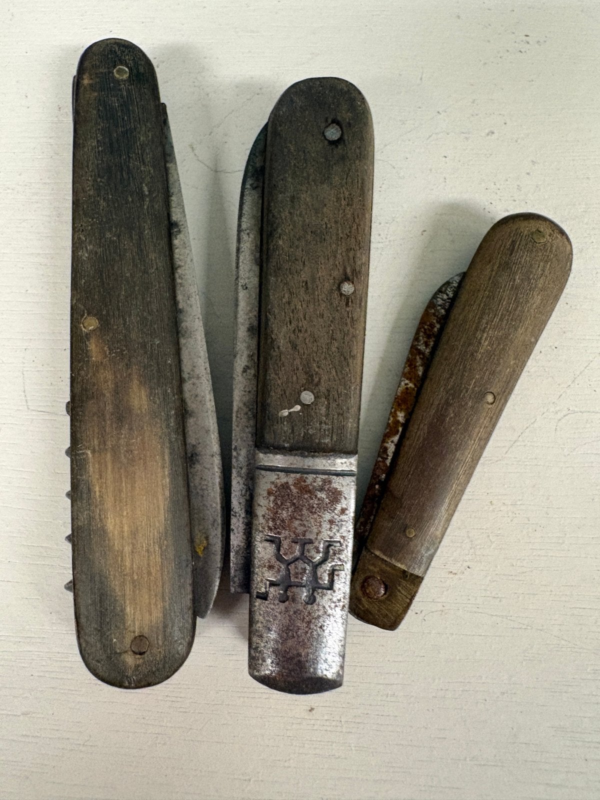 Antiek zakmes / zeemansmes met ankerstempel (Solingen,1900), Verzamelen, Militaria | Tweede Wereldoorlog, Ophalen of Verzenden