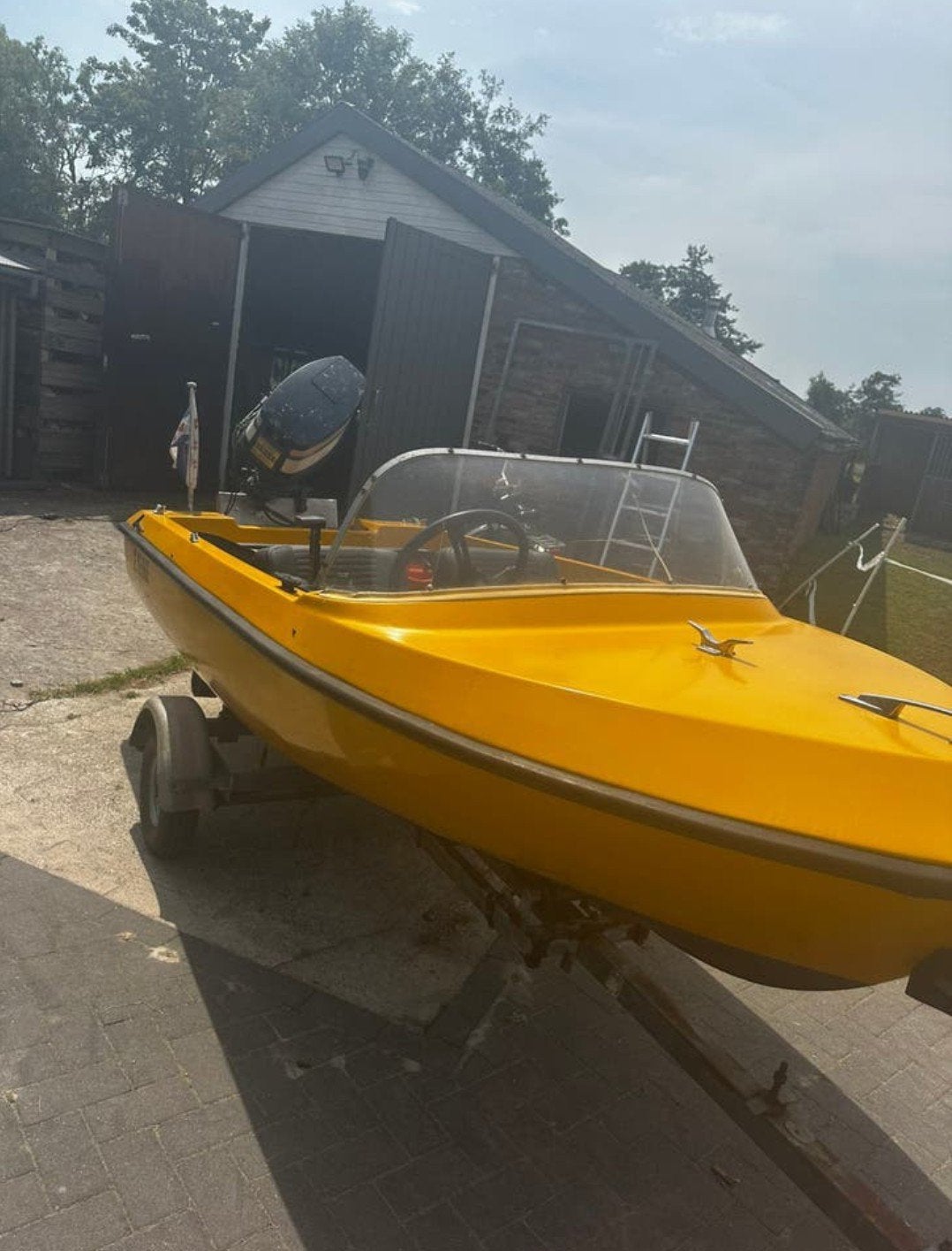 Almar 430 met 40pk, Watersport en Boten, Bootonderdelen, Ophalen of Verzenden, Overige typen, Motorboot