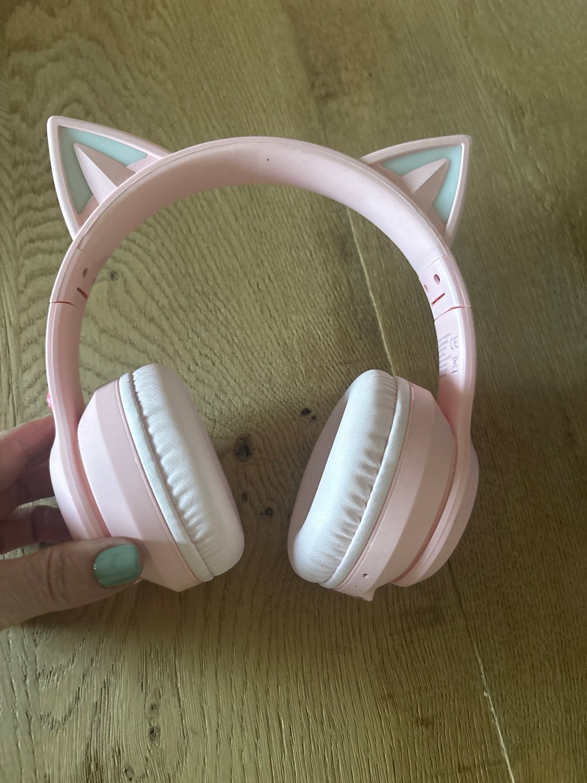 Roze koptelefoon met kattenoren - Imoshion, Overige merken, Gebruikt, Roze, Ophalen of Verzenden