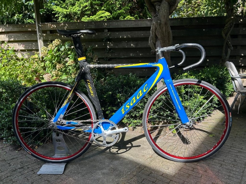 Isaac Velocity baanfiets (maat 58), Carbon, Heren, Zo goed als nieuw, 57 tot 61 cm