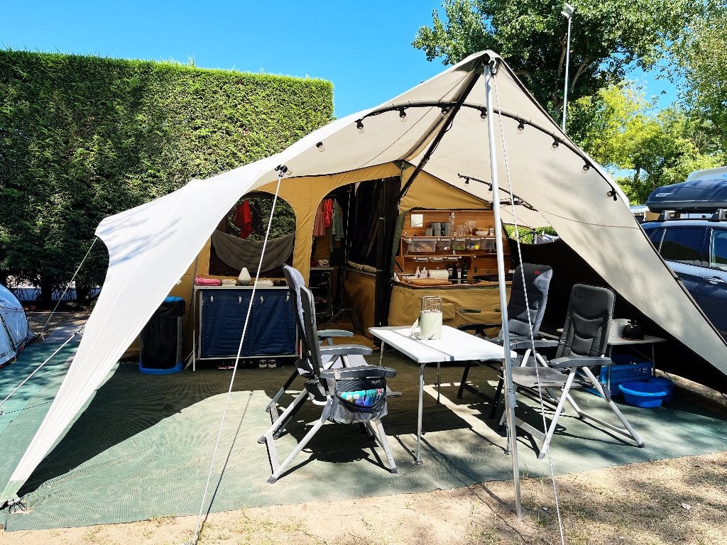 Holtkamper Aero Windforce met Bamboo Keuken - 2023, Ophalen, Beige, Aanwezig, Holtkamper