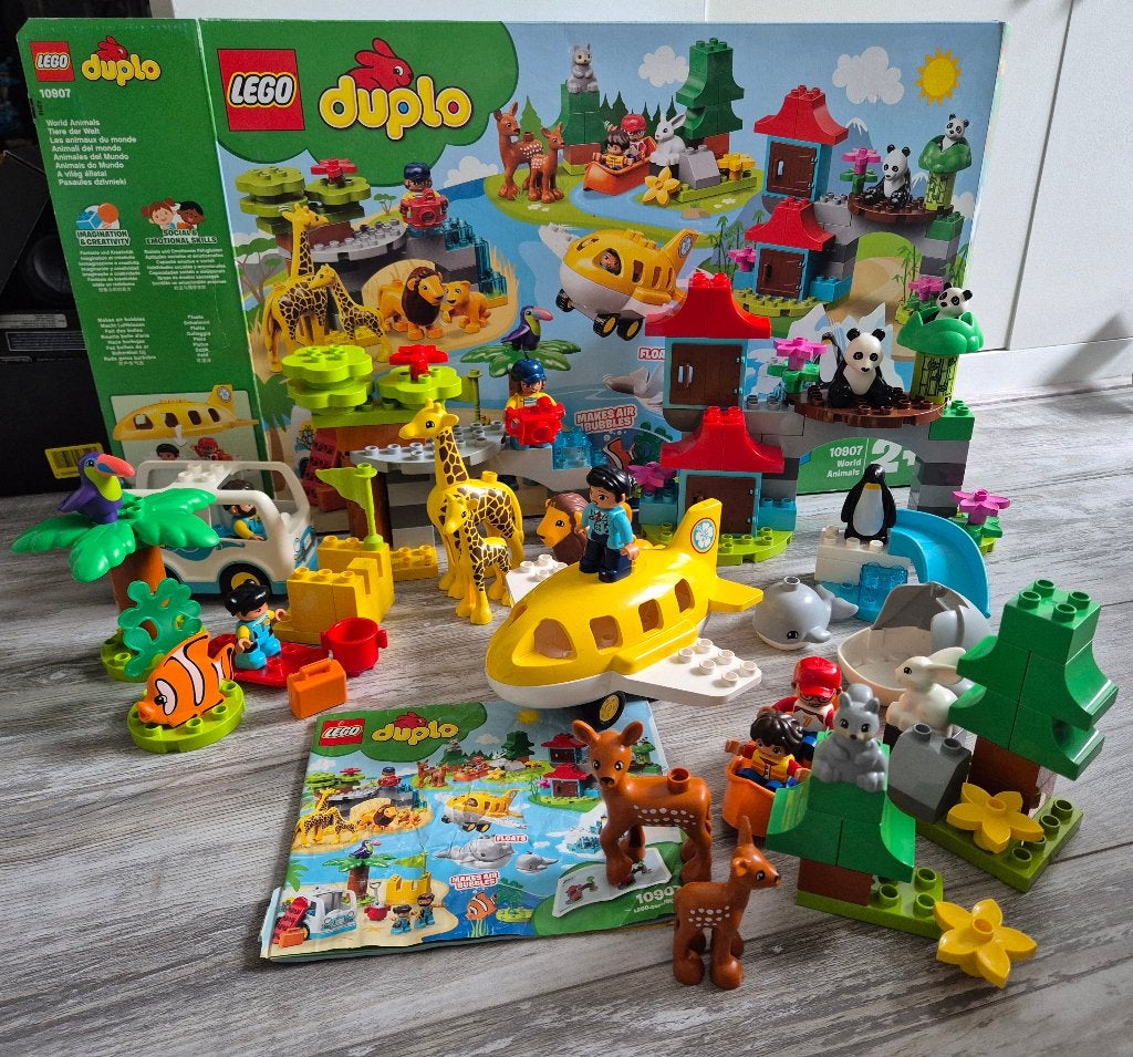 Verschillende duplo; dino's, ijsjes, dierentuin, etc, Jurassic World, Ophalen of Verzenden, Zo goed als nieuw, Duplo