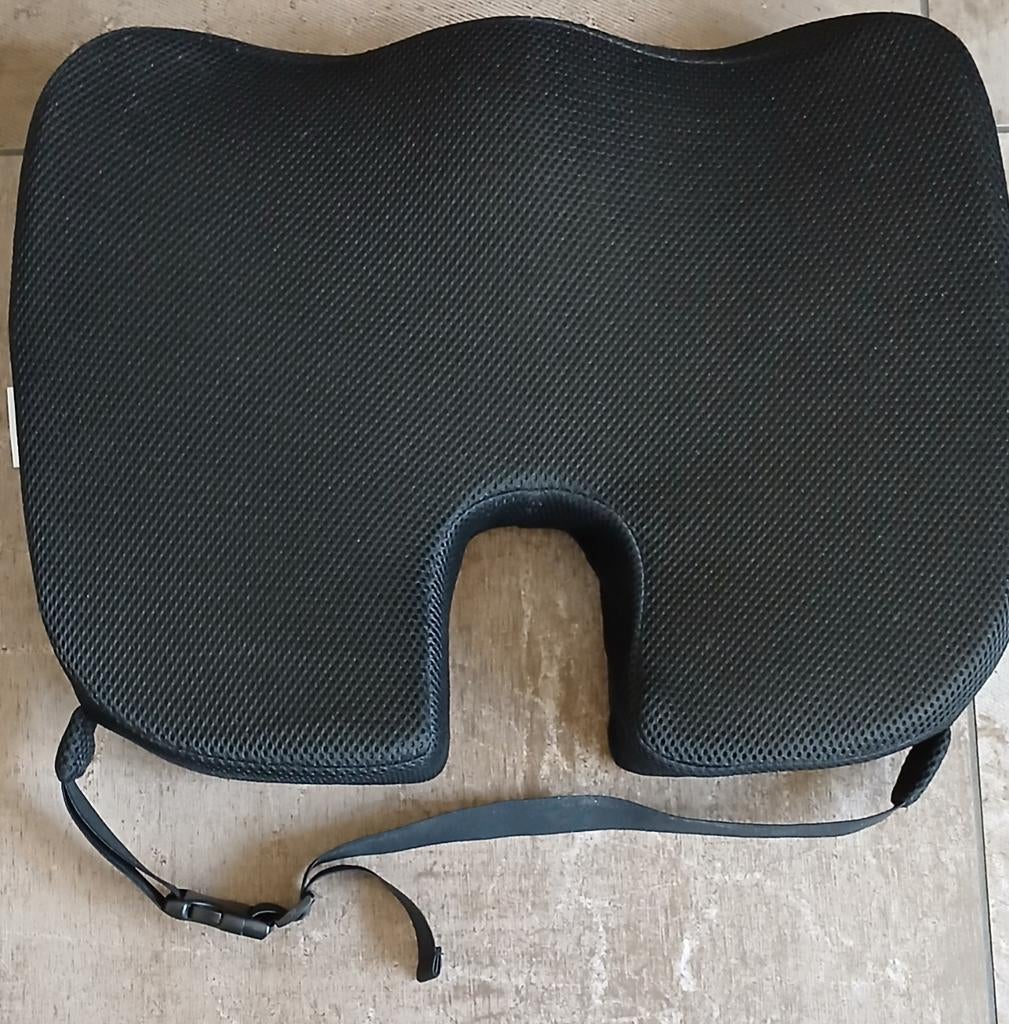 Ergonomisch zitkussen Comfy Centre, Ophalen of Verzenden, Zo goed als nieuw, Zwart, Vierkant