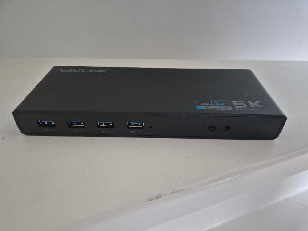 Wavlink 5k docking station, Ophalen, Gebruikt, Docking station, WAVLINK