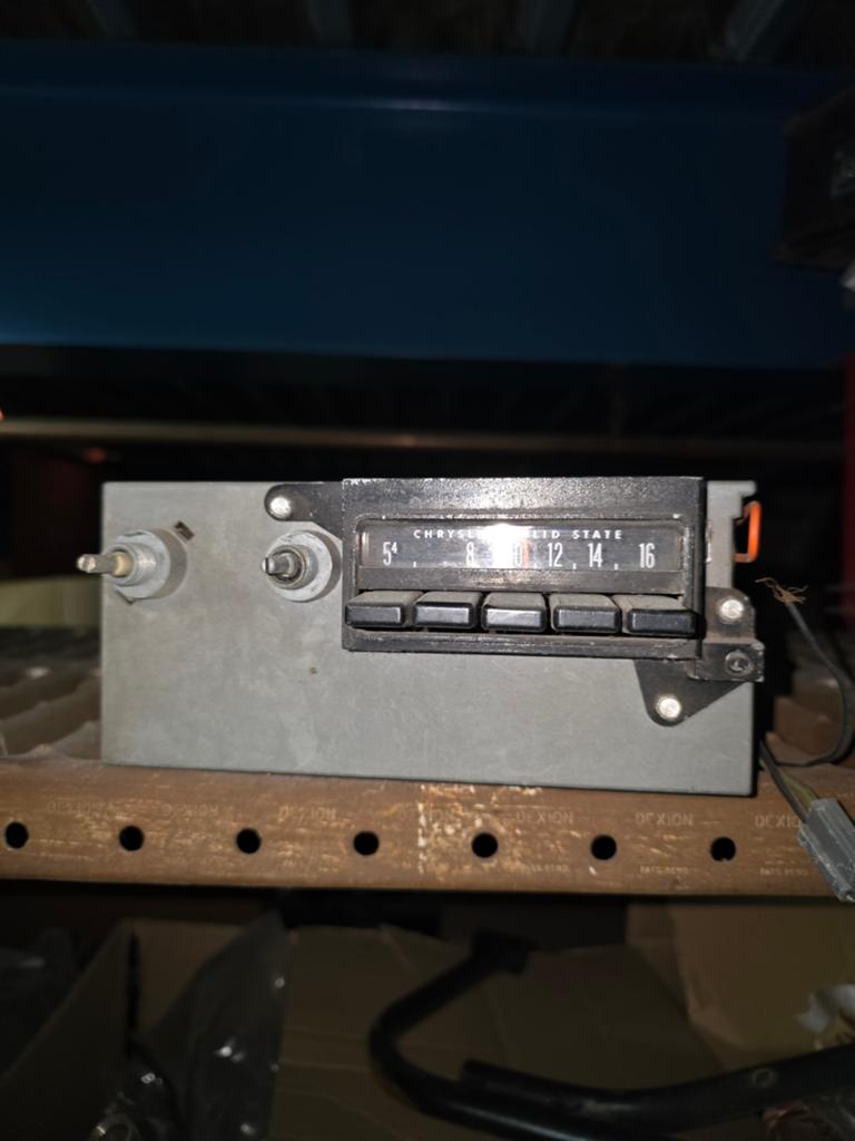 Oldtimer Mopar Radio Dodge Charger 1971 - Werking Onbekend, Ophalen of Verzenden, Gebruikt, Amerikaanse onderdelen