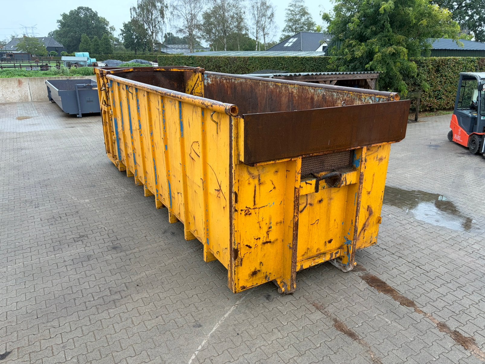 Silage container, Ophalen
