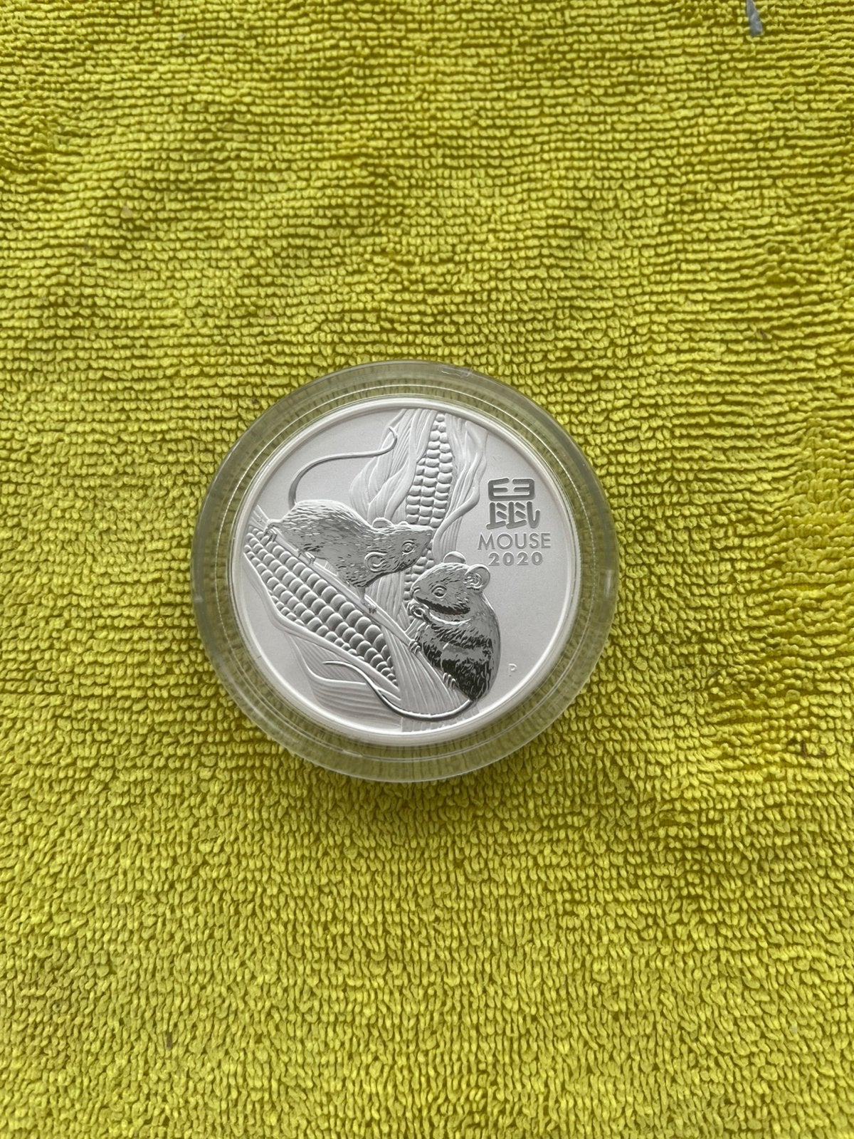 Australia 🇨🇰Lunar 3 Mouse 🐁2 ounces 2020. Laatste., Ophalen of Verzenden, Zilver