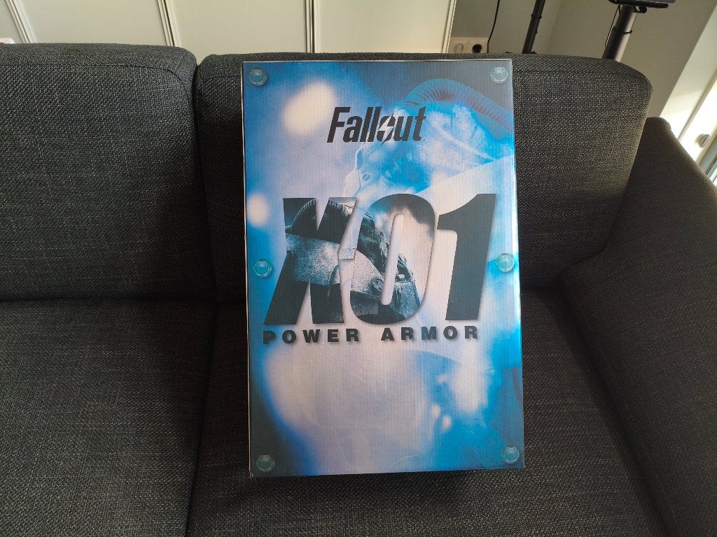 ThreeZero 1/6 Fallout X-01 Power Armor Tricentennial Edition, Ophalen, Zo goed als nieuw
