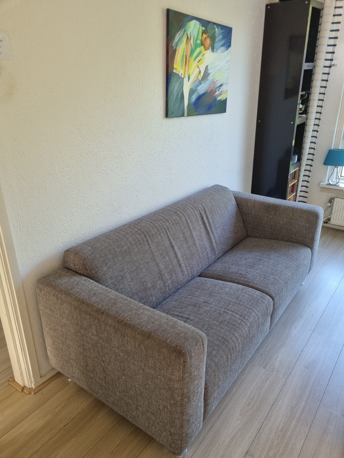 Moderne 2-3 persoons zitbank, Gebruikt, 150 tot 200 cm, Driepersoons, 75 tot 100 cm