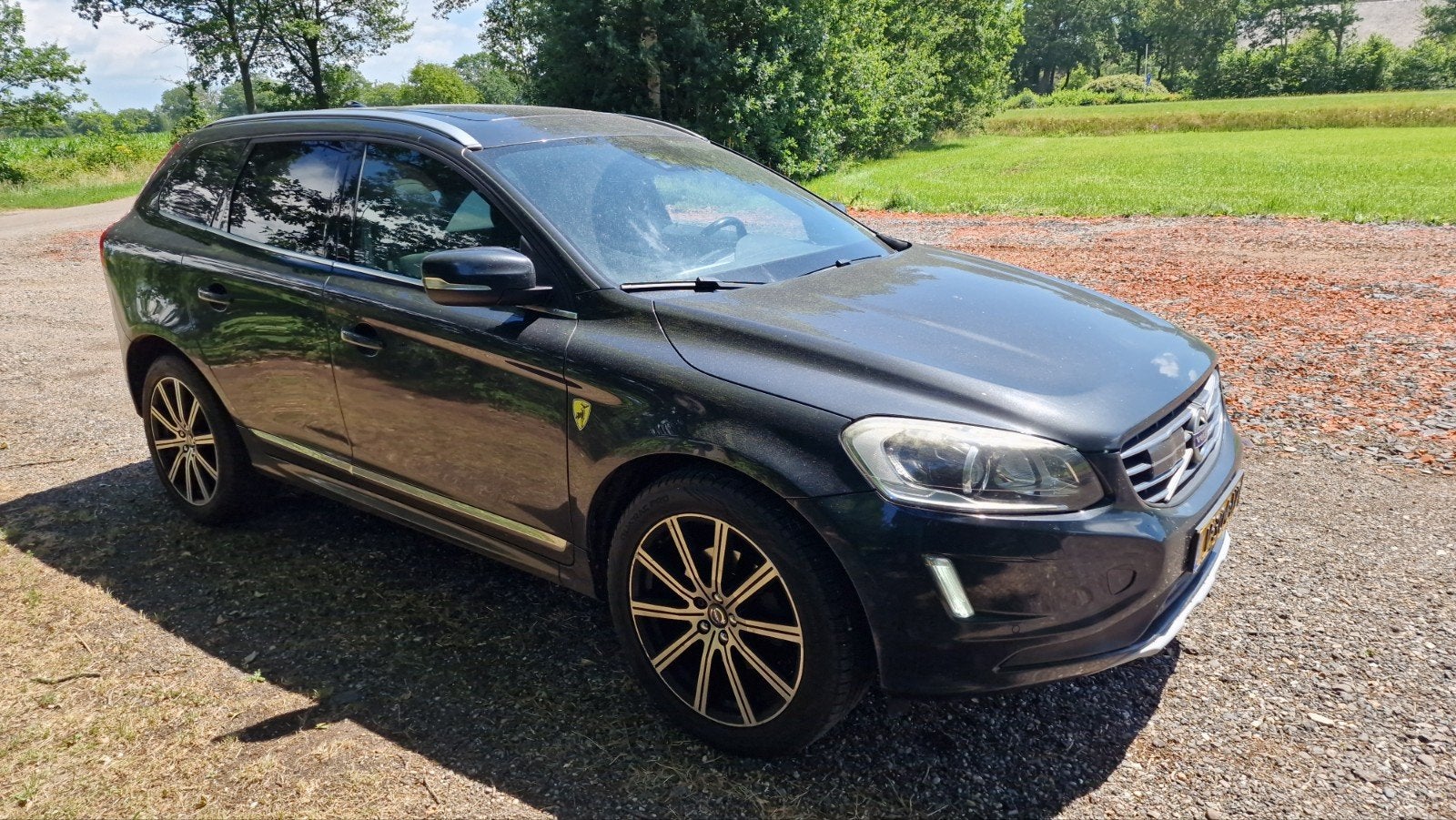 Volvo xc60 d5 awd automaat  grijs kenteken marge, Parkeerassistent, 2000 kg, Leder, Bedrijf