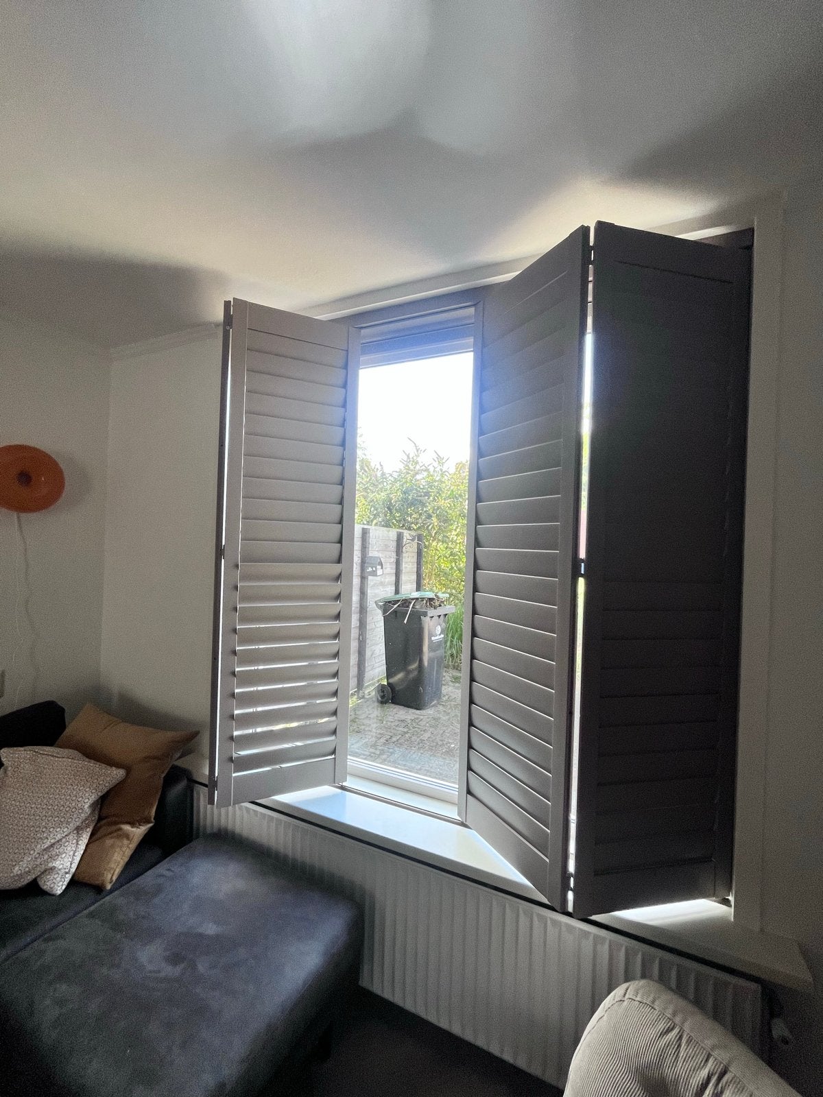 Veneta Shutters - 2 sets voor ramen en openslaande deuren, Ophalen, Overige merken, Grijs, Shutter