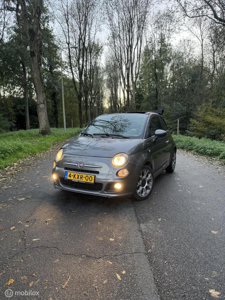 Fiat 500S 0.9 TwinAir Cabrio | PDC | Airco | Leder | NAP, Auto's, Fiat, Euro 5, 86 pk, Gebruikt, Origineel Nederlands