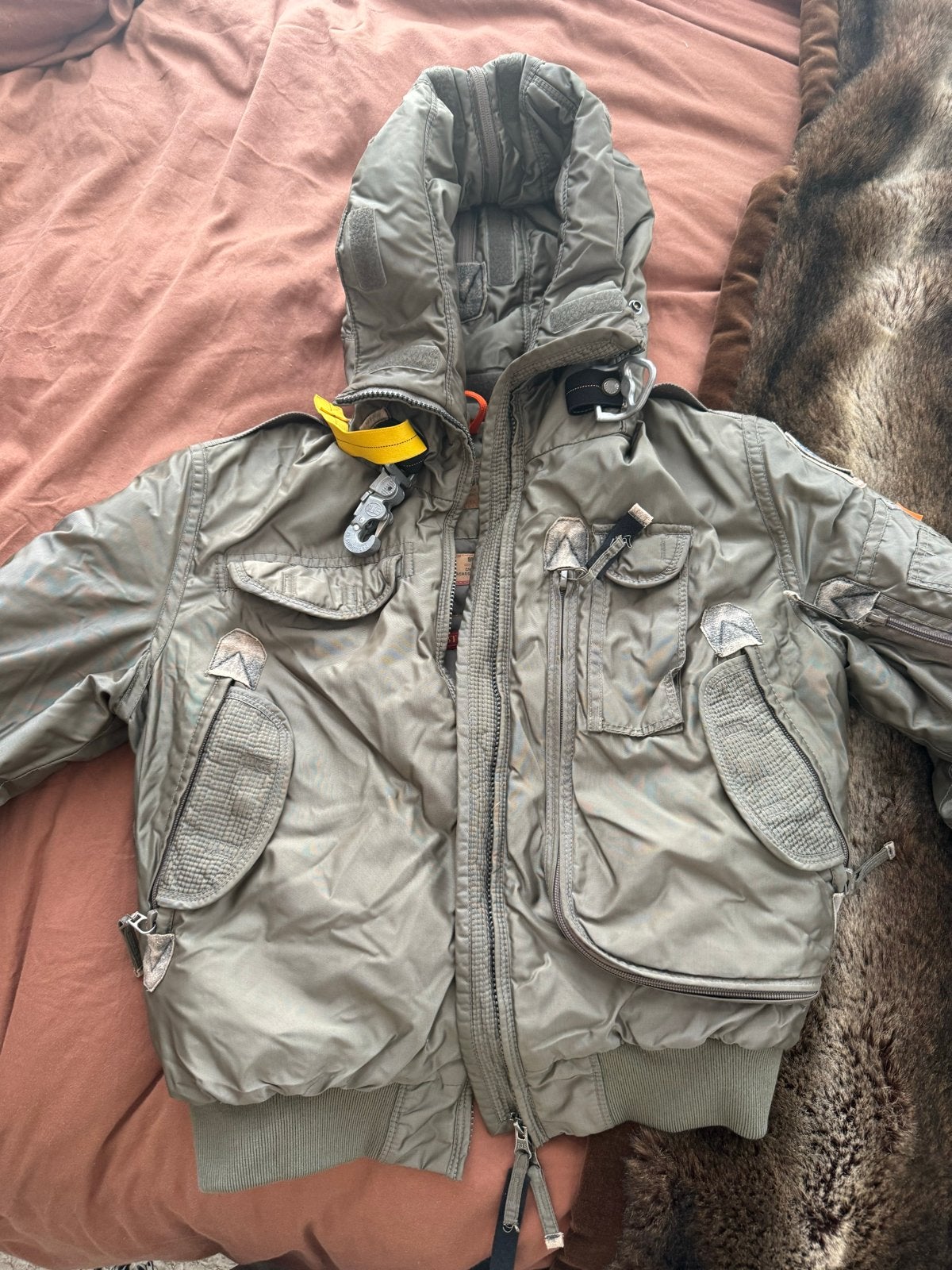 Parajumpers jas, Kleding | Dames, Jassen | Winter, Ophalen of Verzenden, Gedragen, Maat 38/40 (M), Groen
