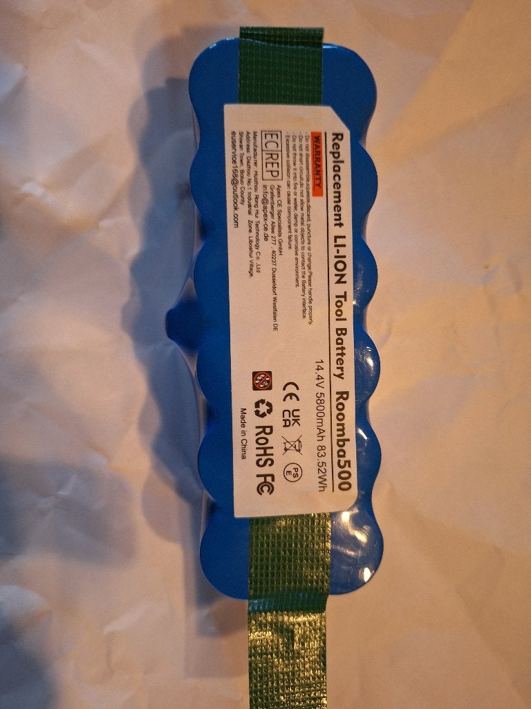Roomba 500 batterij, Ophalen of Verzenden, Nieuw