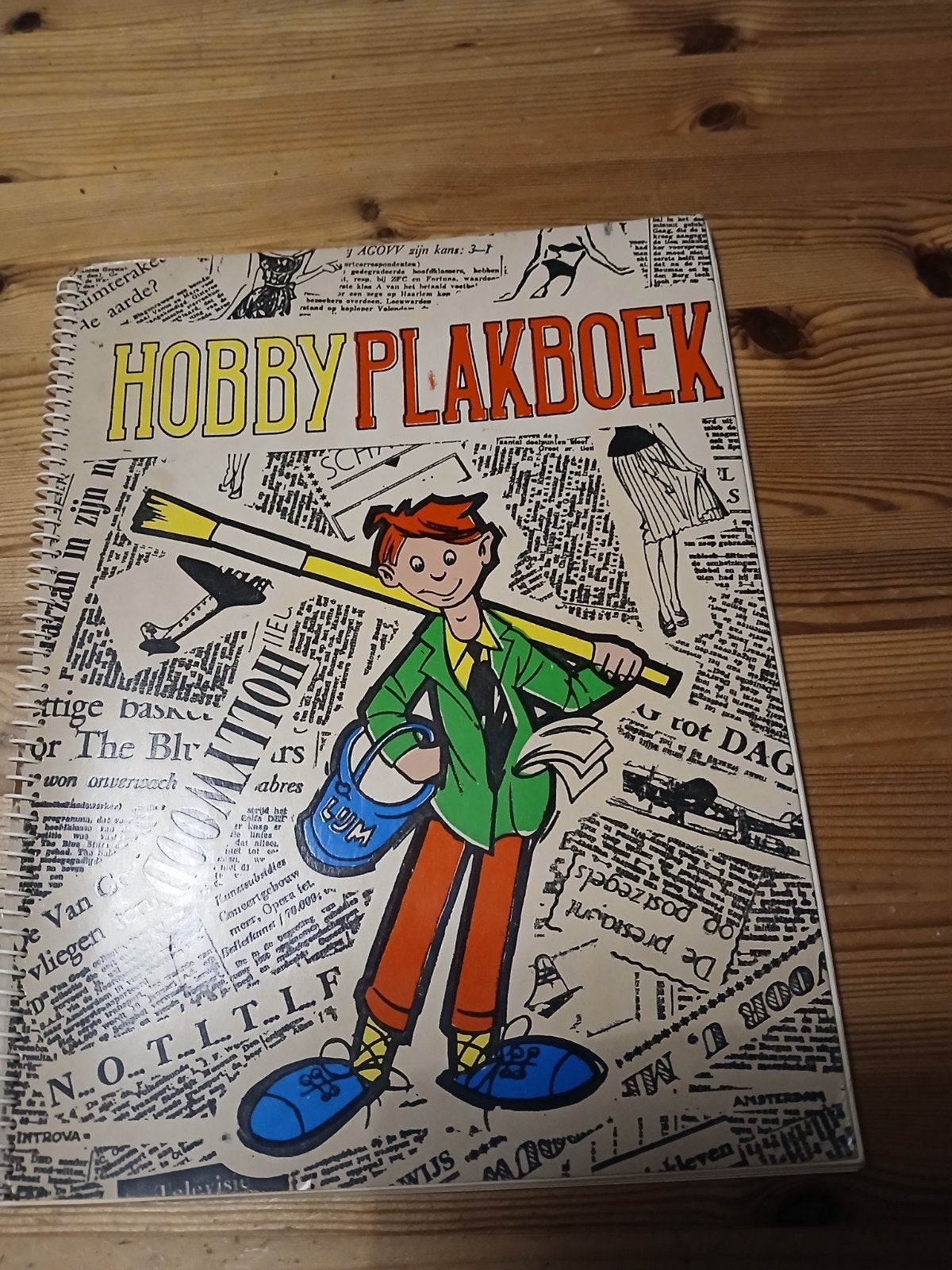 vintage hobby plakboek jaren '60, Ophalen of Verzenden, Gebruikt