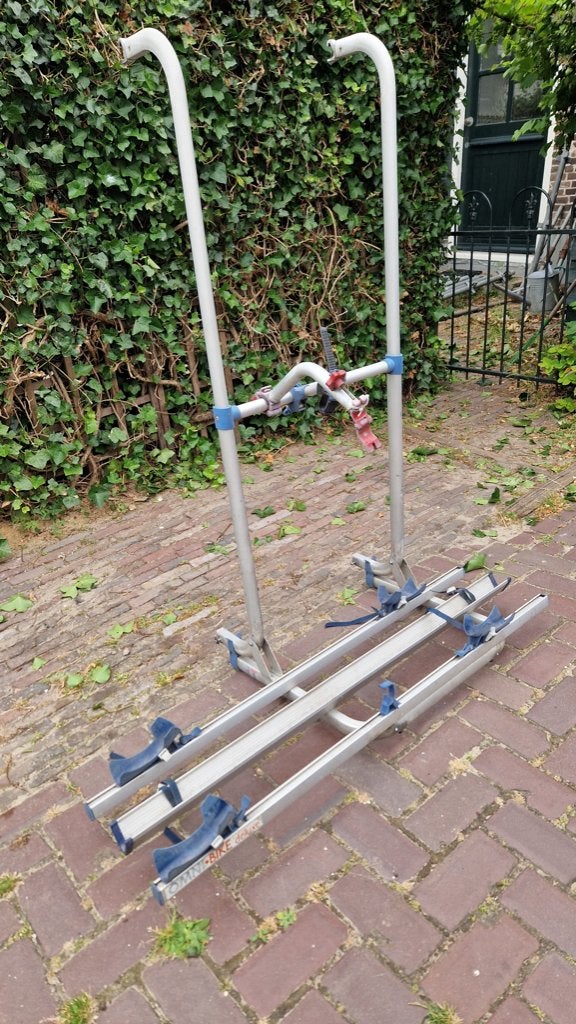 fietsendrager voor op camperbus, Auto diversen, Fietsendragers, Ophalen, 2 fietsen, Gebruikt, Achterklepdrager