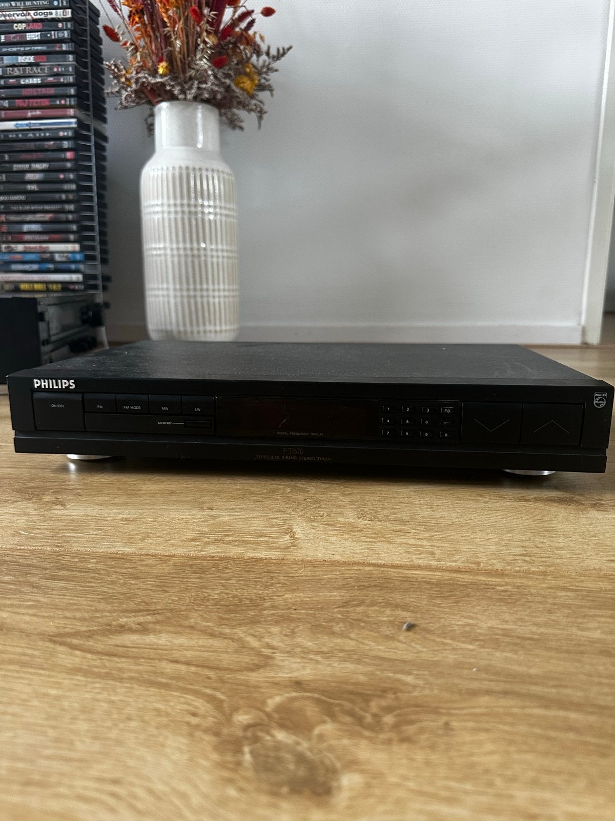Philips FT670 Tuner - Vintage Stereo Radio Ontvanger, Ophalen of Verzenden, Gebruikt, Analoog