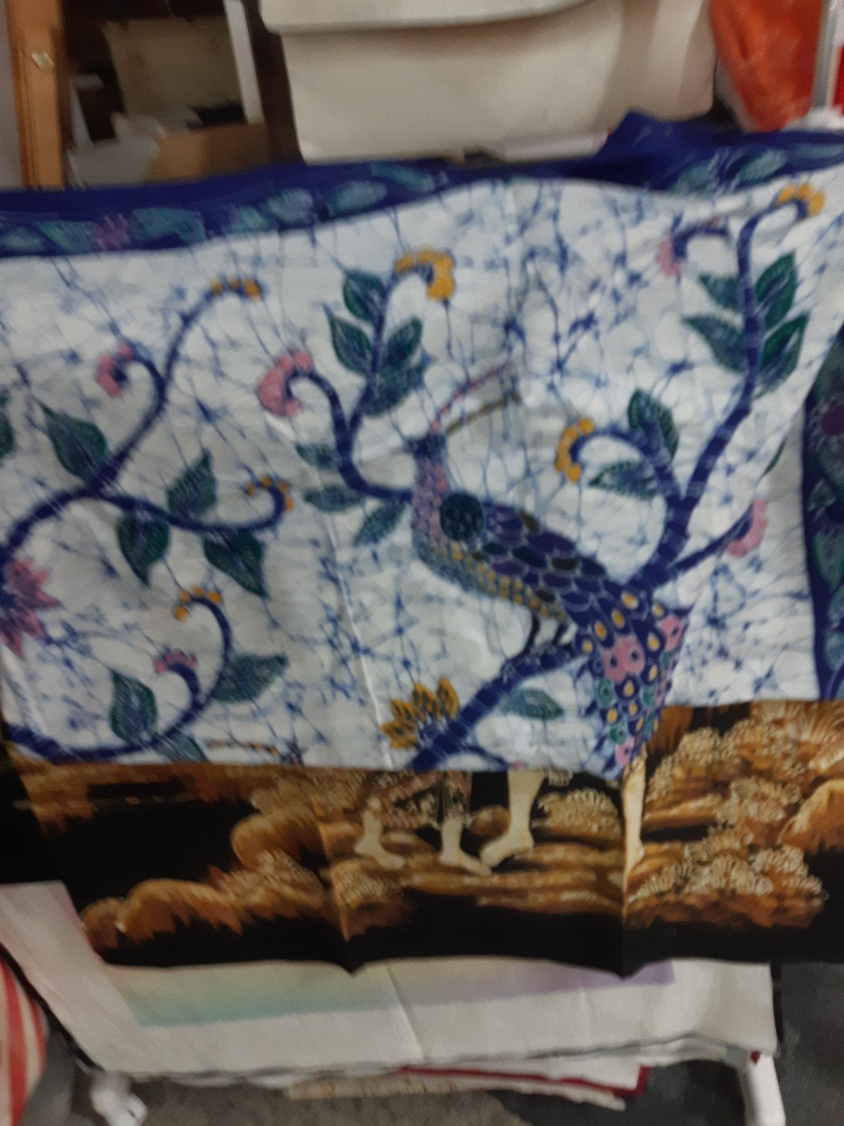 Indonesische batik doeken diverse maten, Ophalen