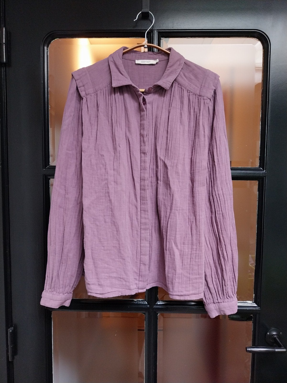 Sissy-Boy paarse blouse maat M, Kleding | Dames, Maat 38/40 (M), Paars, Sissy-Boy, Ophalen of Verzenden