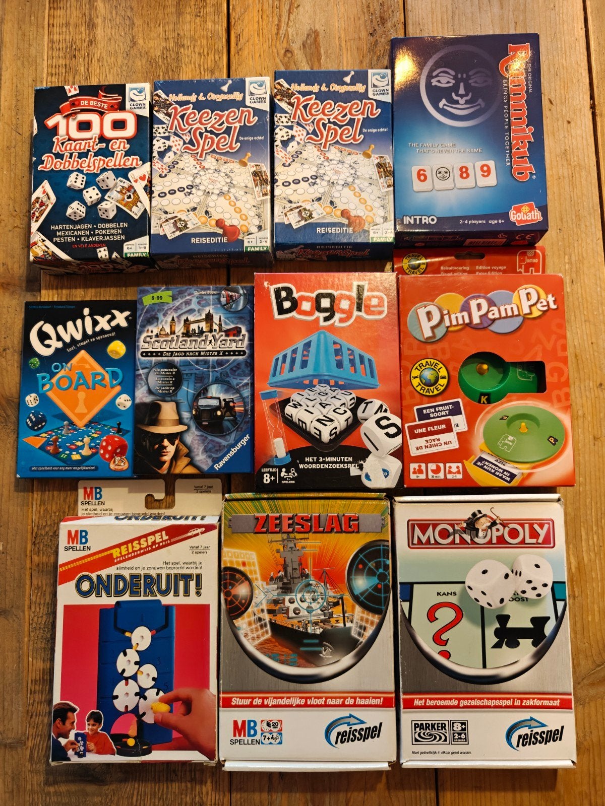 11 Reisspellen., Hobby en Vrije tijd, Clown Games, Nieuw, Ophalen of Verzenden, Jumbo.