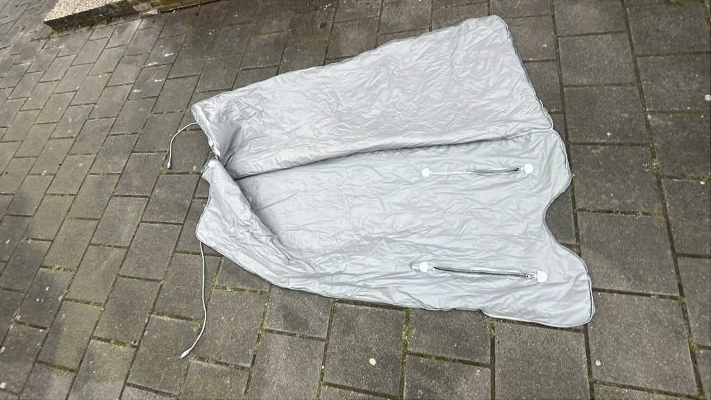 Infrarood Saunadeken (2-Zone) – Met Armgaten & Controller, Sport en Fitness, Ophalen, Zo goed als nieuw, Infrarood, Onderdelen