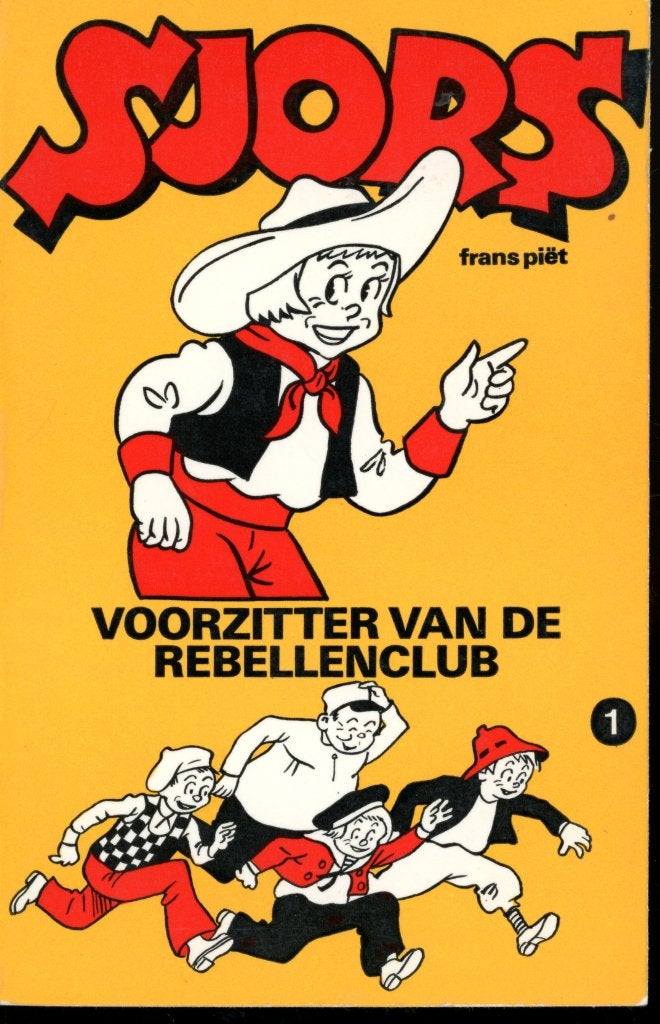 Sjors, Voorzitter vd Rebellenclub Delen 1 t/m 4  Topstaat, Ophalen of Verzenden, Zo goed als nieuw, Frans Piët, Meerdere stripboeken
