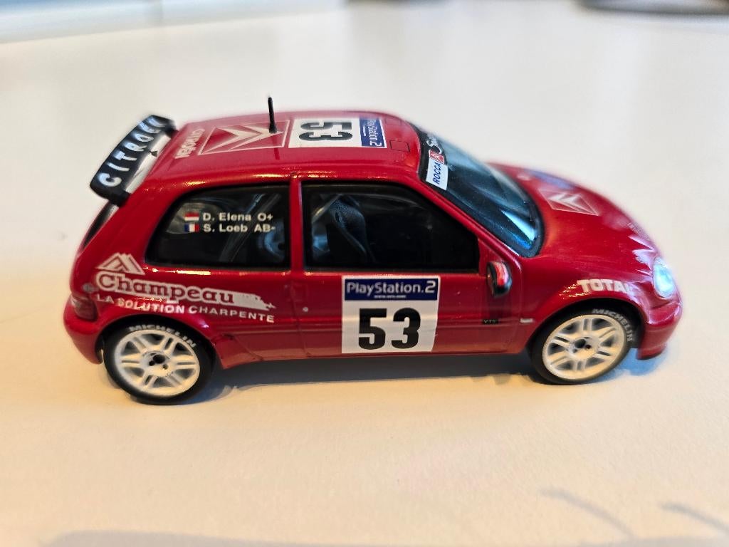 Citroen Saxo super 1600 nr 53 , Ixo 1/43, Ophalen of Verzenden, Gebruikt, Auto, Overige merken