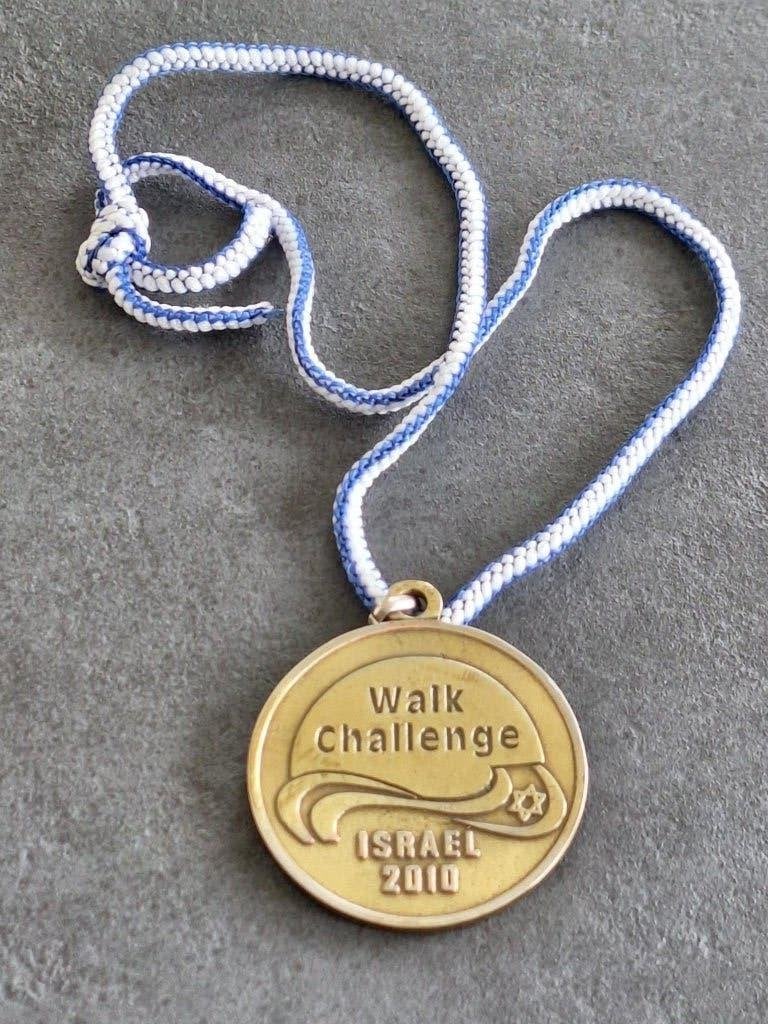 Walk Challenge Israël 2010 Medaille, Ophalen of Verzenden, Overige materialen, Buitenland