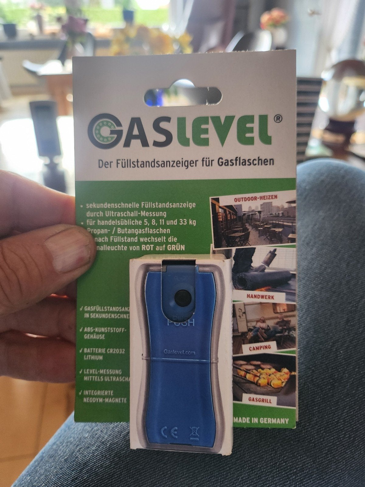GASLEVEL Gasfles Vulstandindicator Ultrasoon, Caravans en Kamperen, Ophalen of Verzenden