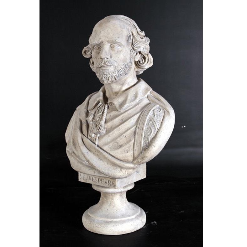 William Shakespeare Bust 79 cm - William Shakespeare buste, Ophalen, HorecaBeelden, Overige typen, Nieuw