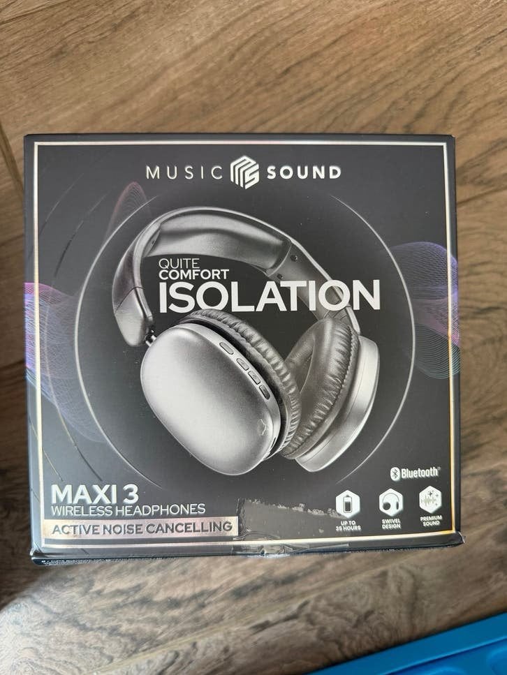 Music Sound Maxi 3 Draadloze Koptelefoon - Nieuw in doos