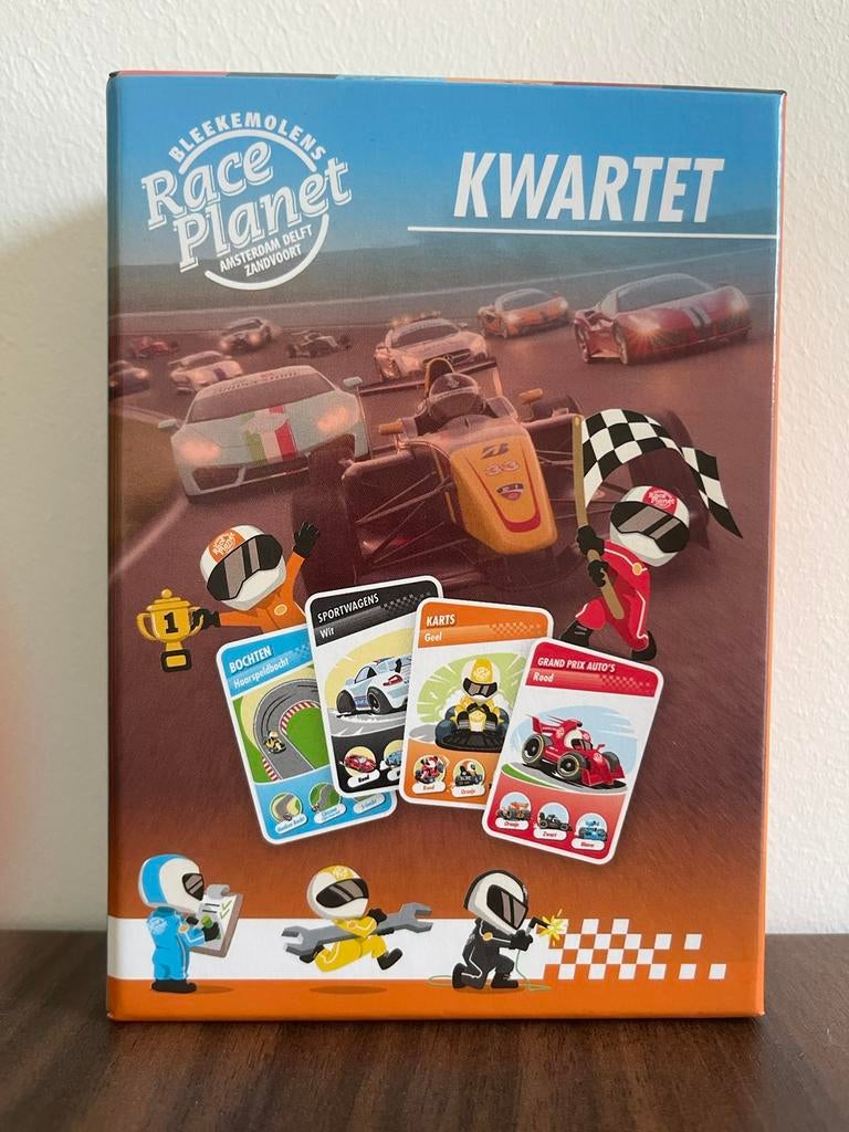 Race Planet Kwartet!, Verzamelen, Ophalen of Verzenden, Zo goed als nieuw, Kwartet(ten)